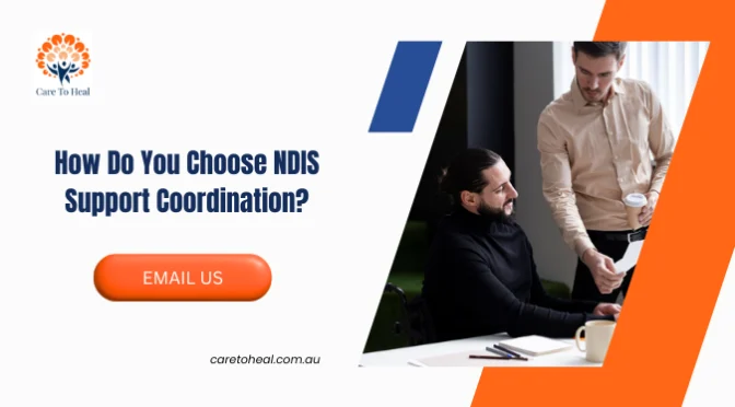 Professional discussion highlighting NDIS support coordination services for participants seeking personalised guidance and disability support planning.